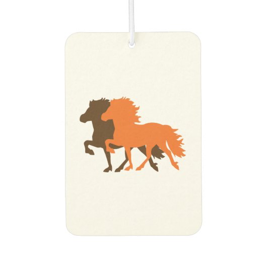 Isländisches Pferd Autolufterfrischer (Vorderseite)
