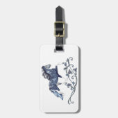 Isländisches Pferd Blámóða Gepäckanhänger (Vorderseite vertikal)