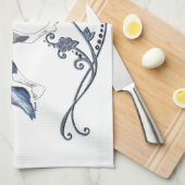 Isländisches Pferd Blámóða Geschirrtuch (Viertel Falte)