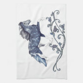 Isländisches Pferd Blámóða Geschirrtuch (Vertikal)