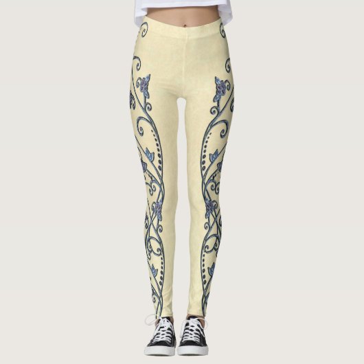 Isländisches Pferd Blámóða Leggings (Vorderseite)