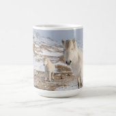 Isländisches Pferd | Blonduos, Island Kaffeetasse (Mittel)