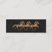 Isländisches Pferd der 30er Jahre Mini Visitenkarte (Vorderseite)