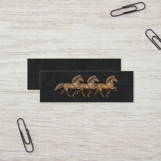 Isländisches Pferd der 30er Jahre Mini Visitenkarte (Vorderseite/Rückseite Beispiel)