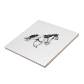 Isländisches Pferd Fliese (Seite)