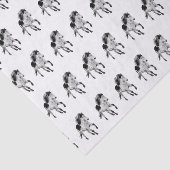 Isländisches Pferd in Bewegung Seidenpapier (Ausschnitt)