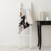 Isländisches Pferd mit typischer Wintermütze Sherpadecke (Beispiel)