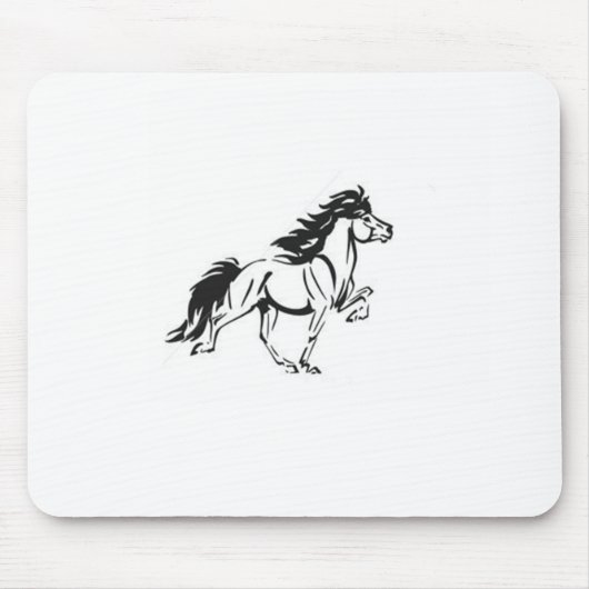 Isländisches Pferd Mousepad (Vorne)