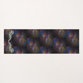 Isländisches Pferd namens Grá Charismatic Nebula Yogamatte (Rückseite (Horizontal))