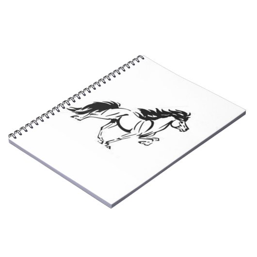 Isländisches Pferd Notizblock (Linke Seite)