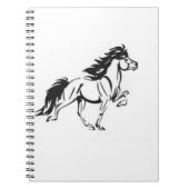 Isländisches Pferd Notizblock (Vorderseite)