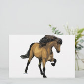 Isländisches Pferd Nouvelle Vogue Briefpapier (Stehend Vorderseite)