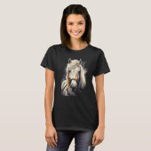 Isländisches Pferd Pferd T-Shirt (Vorne ganz)