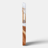 Isländisches Pferdeporträt Browns Case-Mate iPhone Hülle (Rückseite / Links)