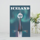 Isländisches Schwert Briefpapier (Stehend Vorderseite)