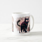 Isländisches Weihnachtsgebäck Cat Kaffeetasse (VorderseiteRechts)