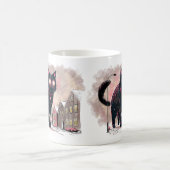 Isländisches Weihnachtsgebäck Cat Kaffeetasse (Mittel)