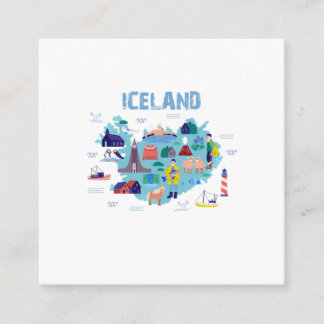 Islandkarte Begleitkarte
