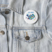 Islandkarte Button (Beispiel)