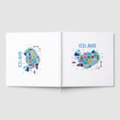 Islandkarte Gästebuch (Voll)