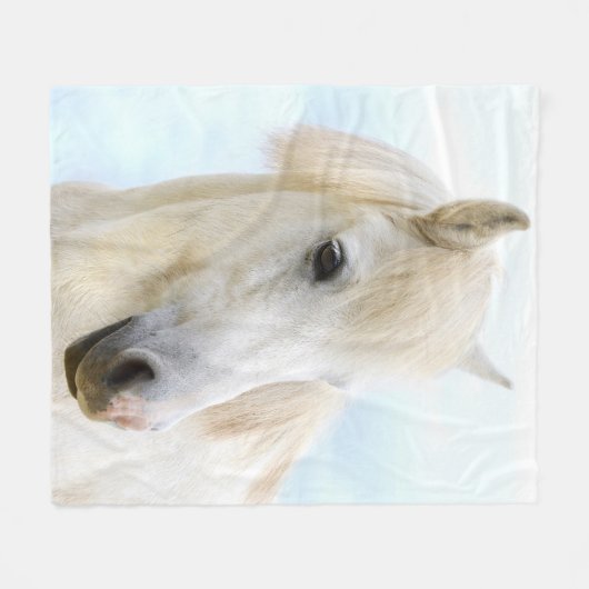 Islandpferd Fleecedecke (Vorderseite (Horizontal))