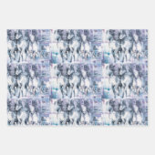 Islandpferde  geschenkpapier set (Vorderseite 3)