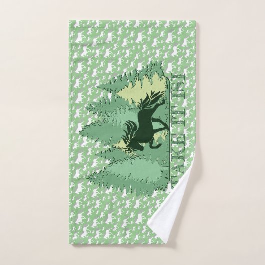 Islandpferdeherde take it isi  badhandtuch set (Handtuch)