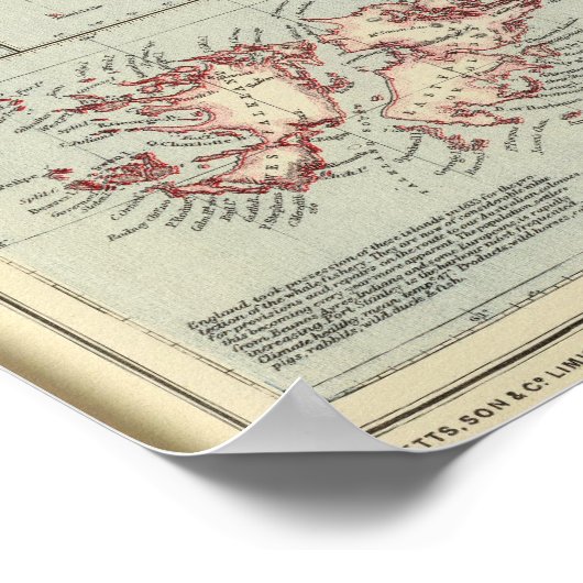 Islands, Atlantic Ocean Poster (Ecke)