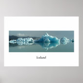 Islands Glacier Lake Poster (Vorne)