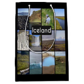 Islands Sommerlandschaft Mittlere Geschenktüte (Vorderseite)