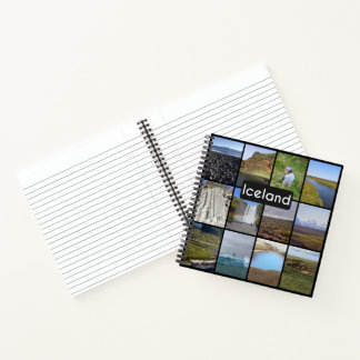 Islands Sommerlandschaft Notizblock