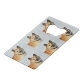 IslandSheepdog20150904 Geldkarten Flaschenöffner (Vorderseite Schrägansicht)