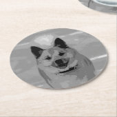 IslandSheepdog20151203 Runder Pappuntersetzer (Angewinkelt)