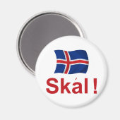 Islandskal! (Prost) Magnet (Vorderseite/Rückseite)