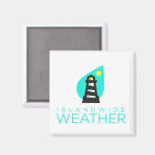 Islandwide Wetterplatz Magnet (Vorderseite/Rückseite)