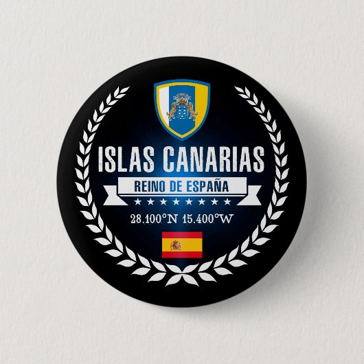 Islas Canarias Button (Vorderseite)