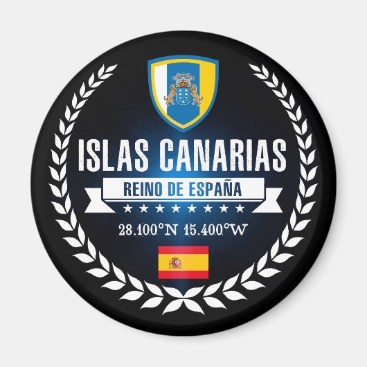 Islas Canarias Magnet (Vorne)