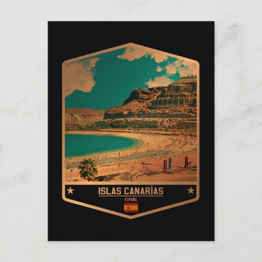 Islas Canarias Postkarte (Vorderseite)