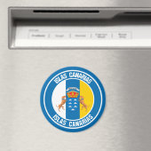 Islas Canarias RundEmblem Magnet (In Situ (Geschirrspüler))