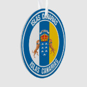 Islas Canarias RundEmblem Ornament (Vorderseite)