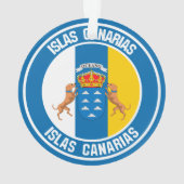Islas Canarias RundEmblem Ornament (Rückseite)