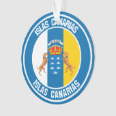 Islas Canarias RundEmblem Ornament (Vorderseite)