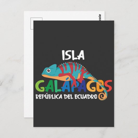 Islas Galapagos Inseln Ecuador Exotische Tiere Postkarte (Vorne/Hinten)
