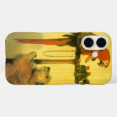 Islay, Tilco, a Macaw and Love Birds by Landseer Case-Mate iPhone Hülle (Rückseite (Horizontal))