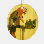 Islay, Tilco, a Macaw and Love Birds by Landseer Keramikornament (Links)