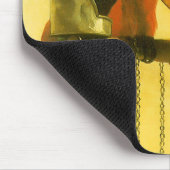 Islay, Tilco, a Macaw and Love Birds by Landseer Mousepad (Ecke)