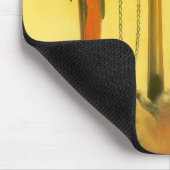 Islay, Tilco, a Macaw and Love Birds by Landseer Mousepad (Ecke)