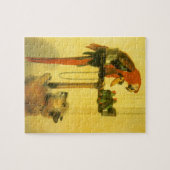 Islay, Tilco, a Macaw and Love Birds by Landseer Puzzle (Horizontal)