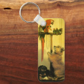 Islay, Tilco, a Macaw and Love Birds by Landseer Schlüsselanhänger (Vorderseite)