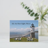 Isle Au Haut Light, Maine Postcard Postkarte (Stehend Vorderseite)